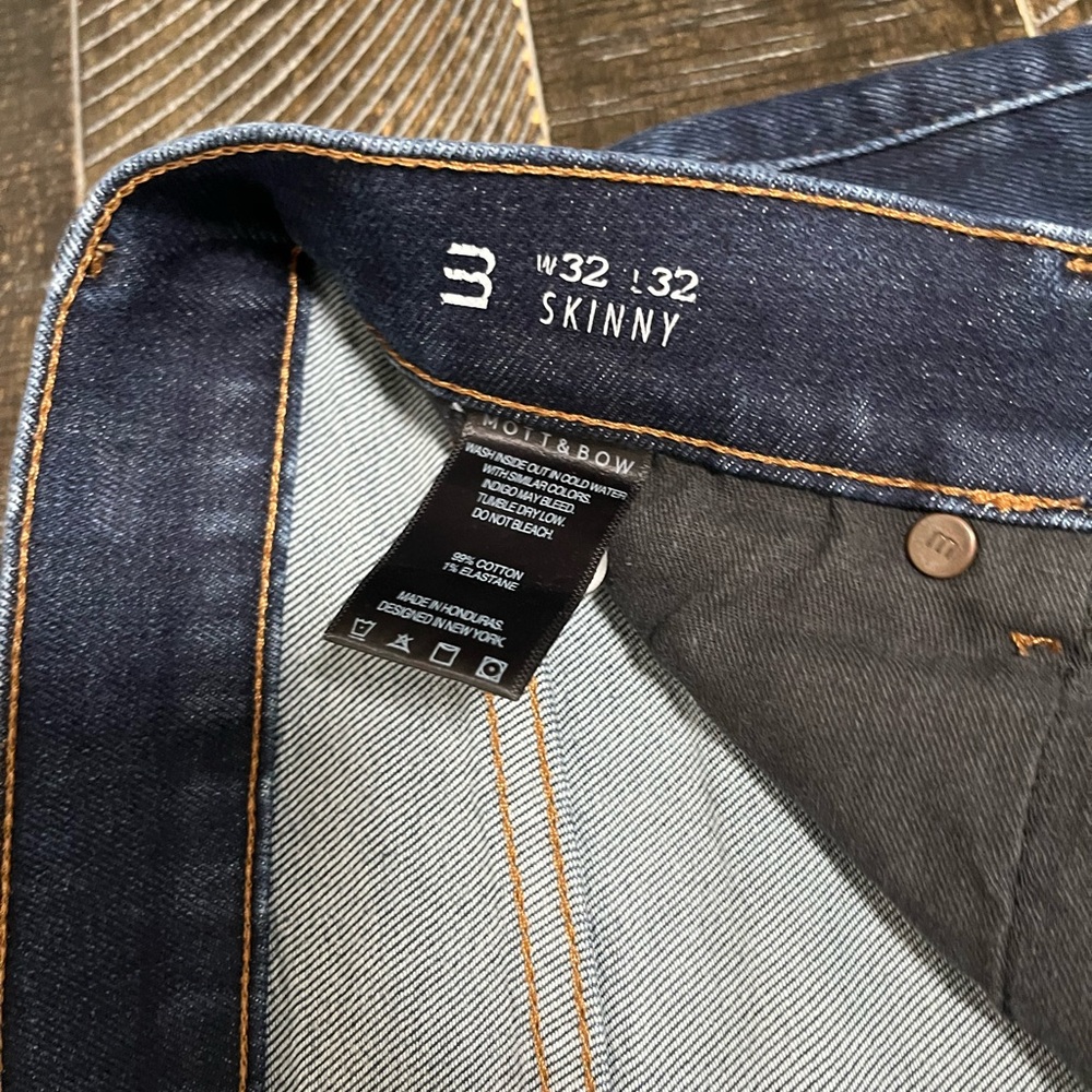 Mitt & Bow Men's Skinny Jeans - Deep Indigo